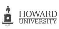 Howard University Logo B&W 200x100