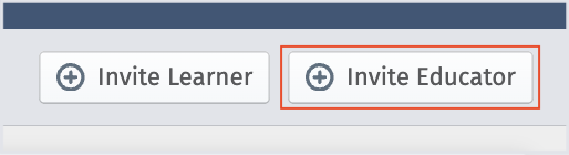 Invite educator button