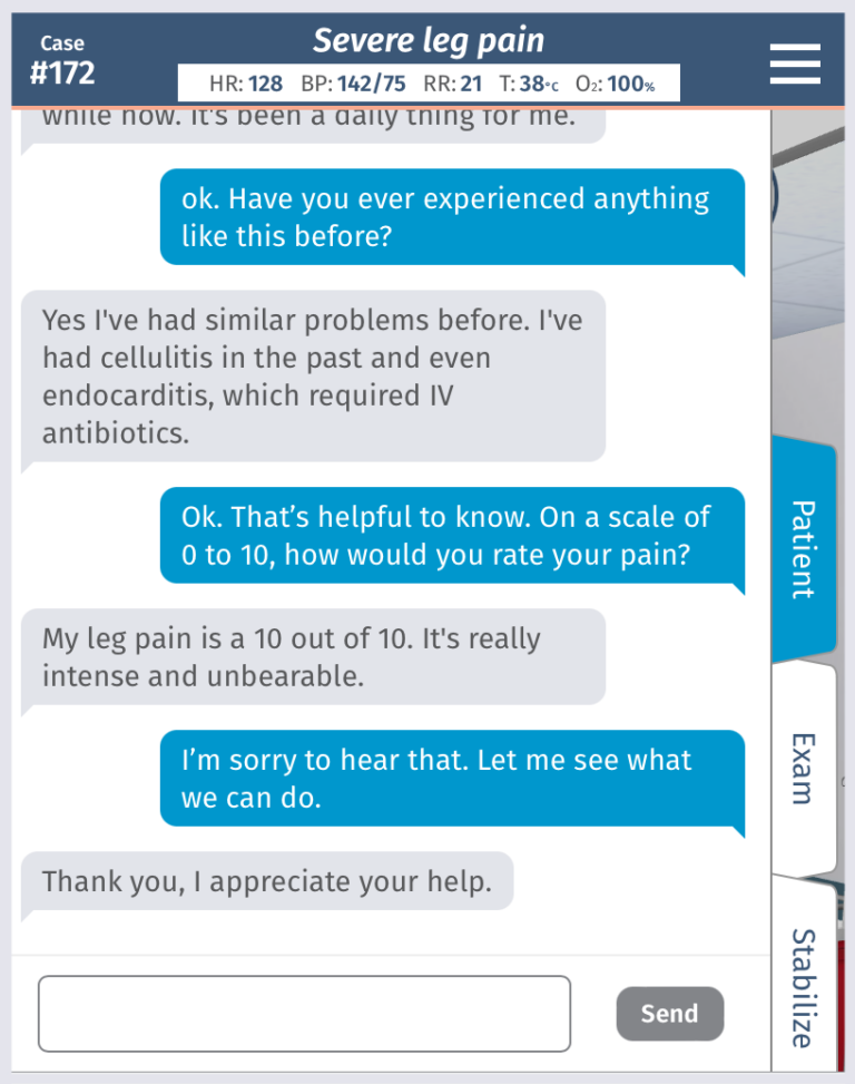 Patient AI Conversation